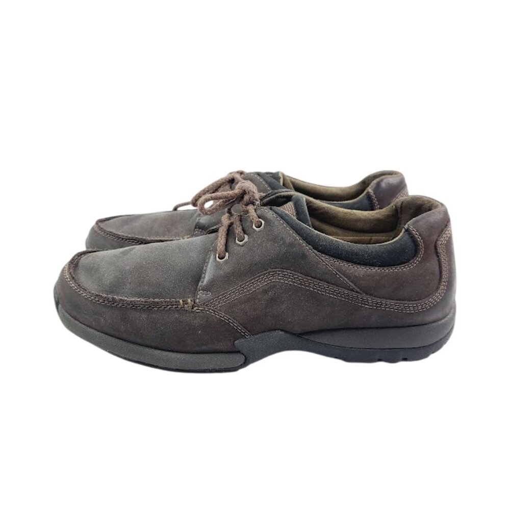 Timberland Men's Dark Rust‎ Brown Smart Leather Lace Up Oxford Shoes Size 12M